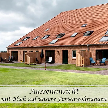 Apartamento Frohsinn - Gulfhof Nahe Greetsiel Mit Sauna, Garten & 3 Schlafzimmern Krummhörn